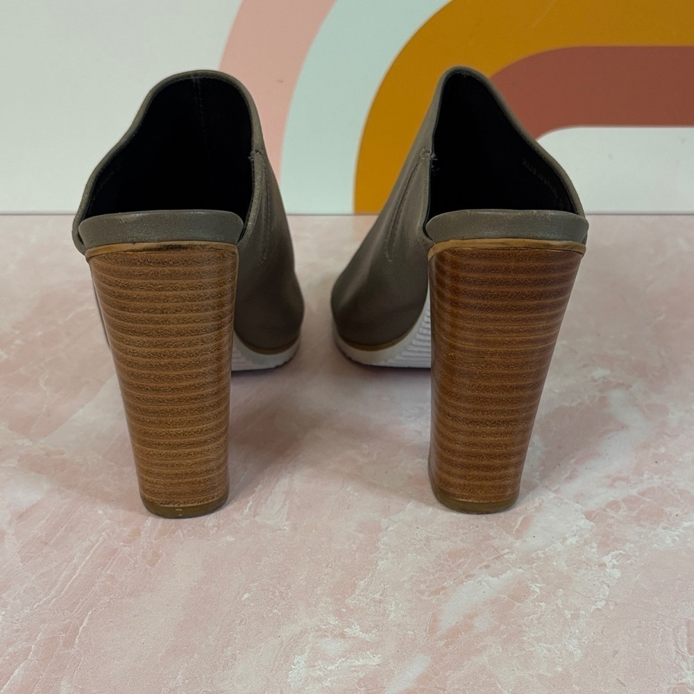 Tibi Taupe Open-Toe Heels - Picture 4 of 5